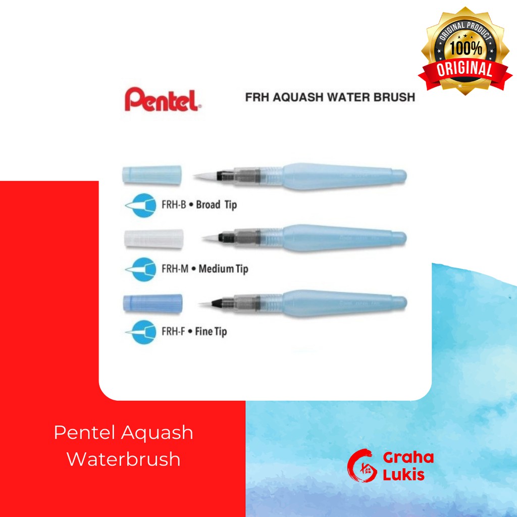 Pentel Aquash Water Brush - Large/Broad