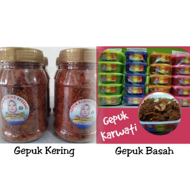 

Daging Gepuk, Abon kering