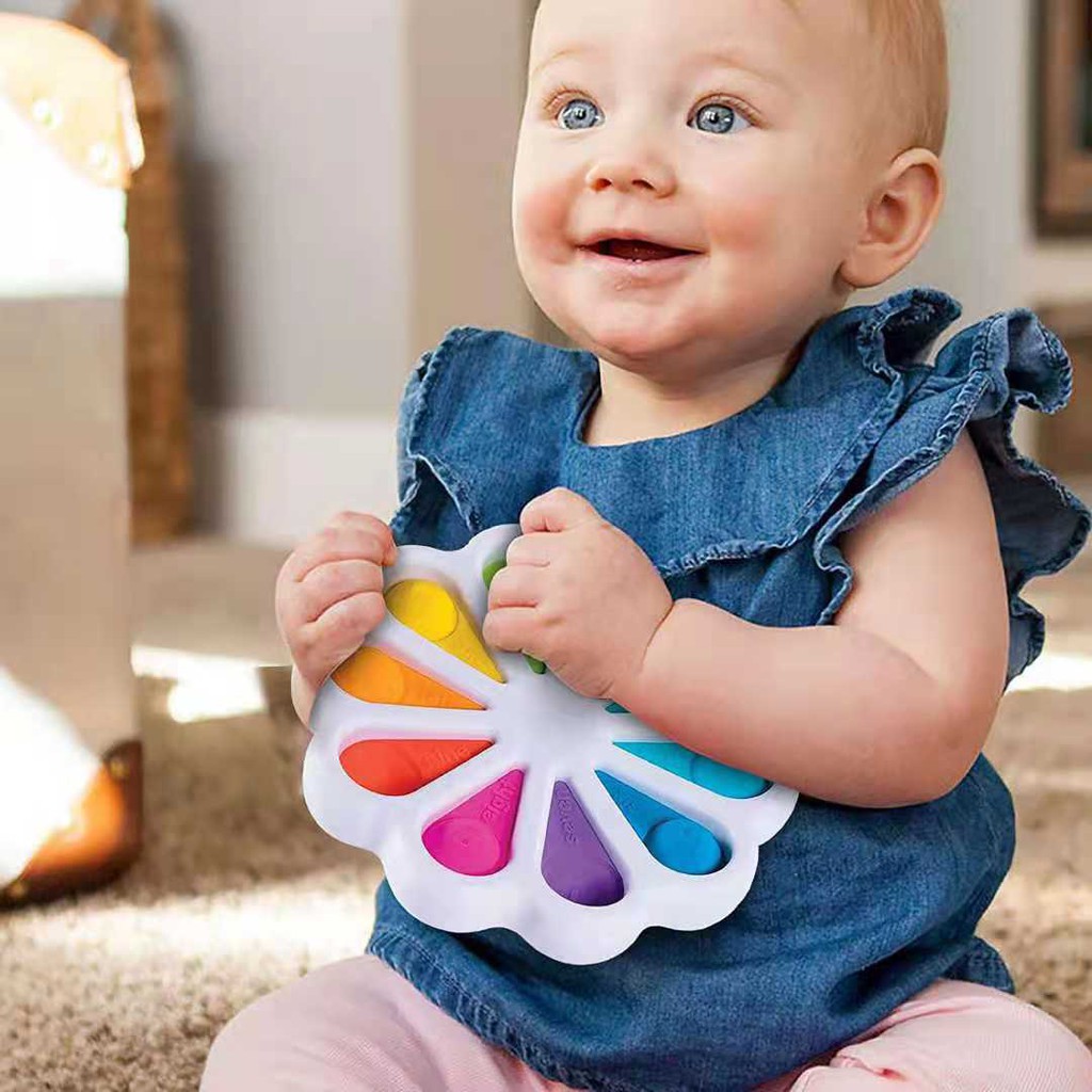 Ready pop it Bright Crown Mainan Fidget Push Pop It Bubble Stress Relief Kids Pop It Mainan Kekinian-1