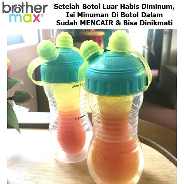 Brother Max 2-in-1 Drinks Cooler Sports Bottle Botol Minum Anak