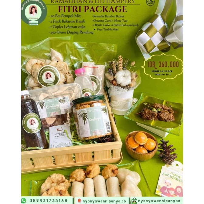 

Hampers Lebaran/Eid Hampers/ Ramadhan Hampers/Parcel/Fitri Package Midlethreemald