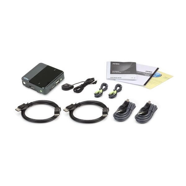 ATEN 2-Port USB DisplayPort Audio KVM Switch ATEN CS782