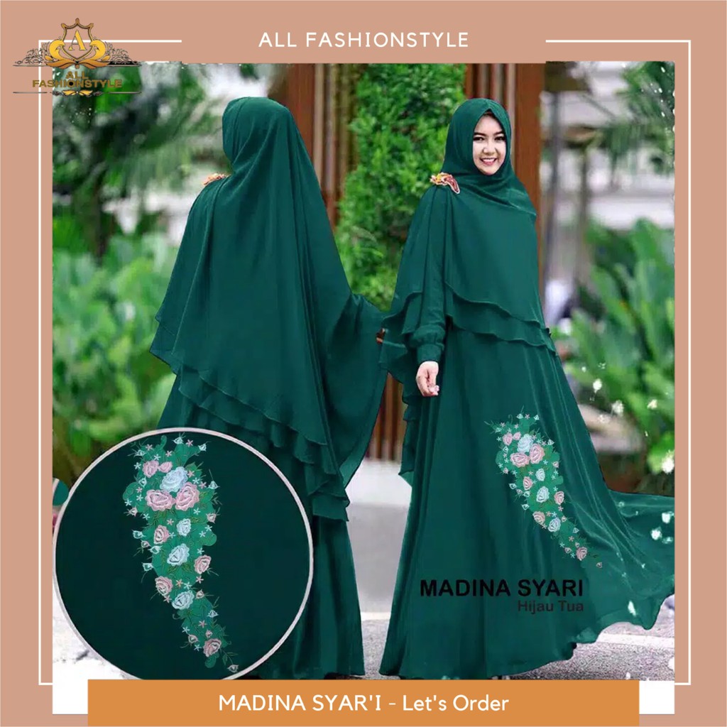 [COD] Toko Baju GamisSet Syari Remaja Wanita Indah - Promo Baju Wanita Lebaran Muslim - Top Terlaris