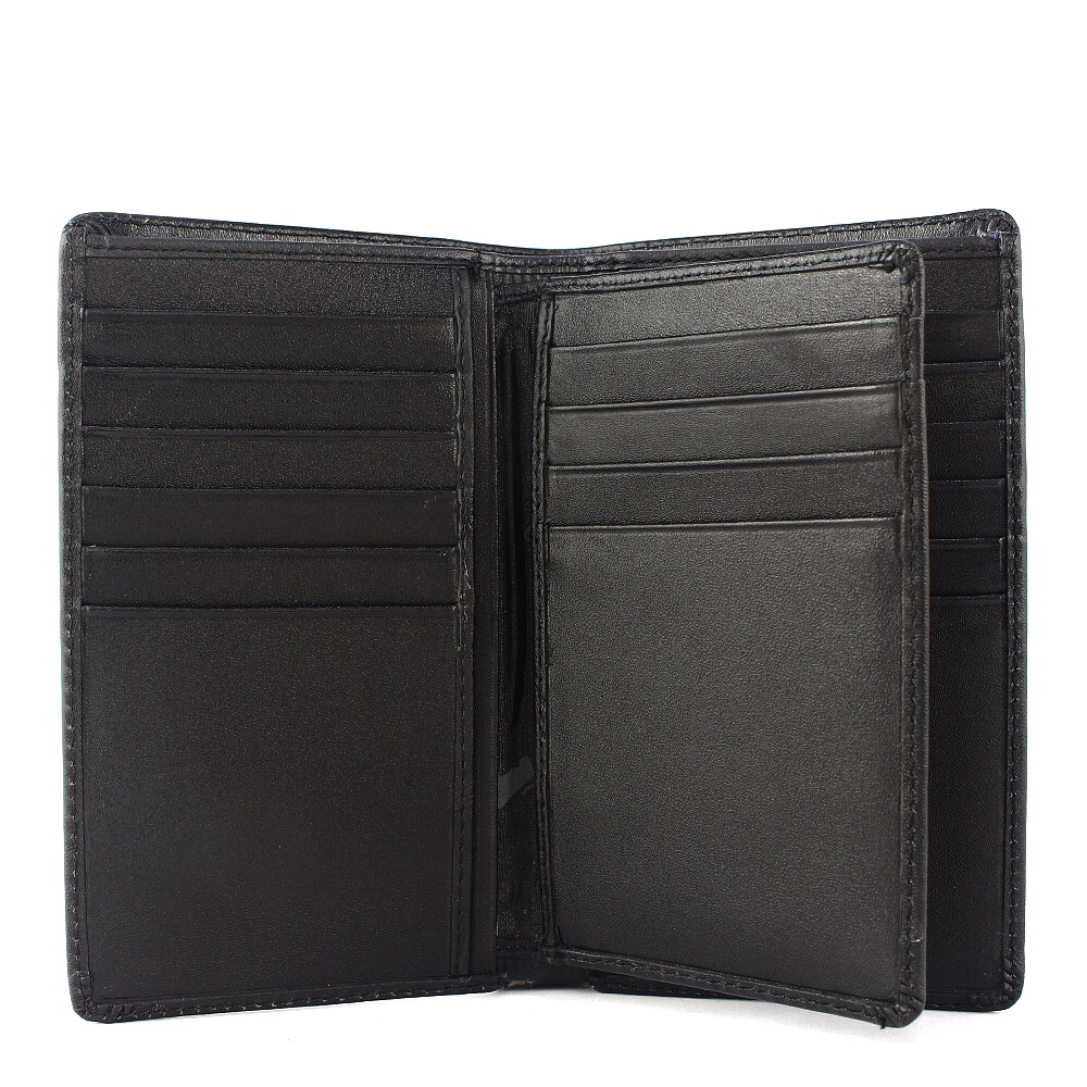 TOKOKOE - Dompet Pria model Panjang bahan Kulit Premium Dompet Lipat - BB 604 Black