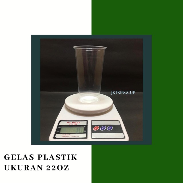 Gelas Plastik 22oz/Cup Plastik 22oz