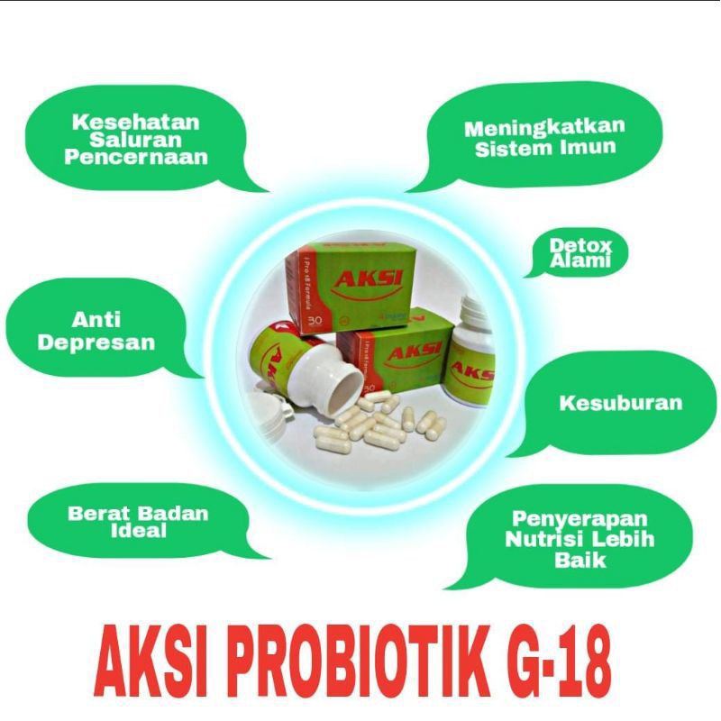 Jual Aksi Probiotik G Imune Booster Meningkatkan Daya Tahan Tubuh