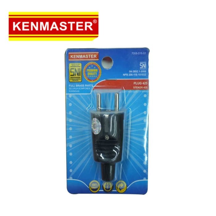 Kenmaster Steker XX-425 - Plug 425 - Kepala Colokan Listrik HQ