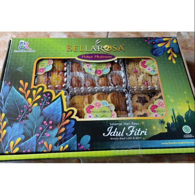 

Parcel Kue Lebaran Bellarosa Platinum Kue Kering 2025