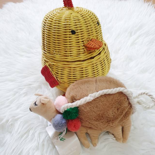 Tas slempang anak camel (zara baby look a like)