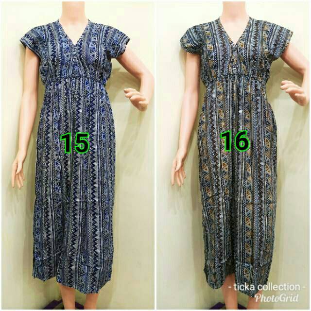 DRES MANOHARA PANJANG MOTIF ETNIK BALI