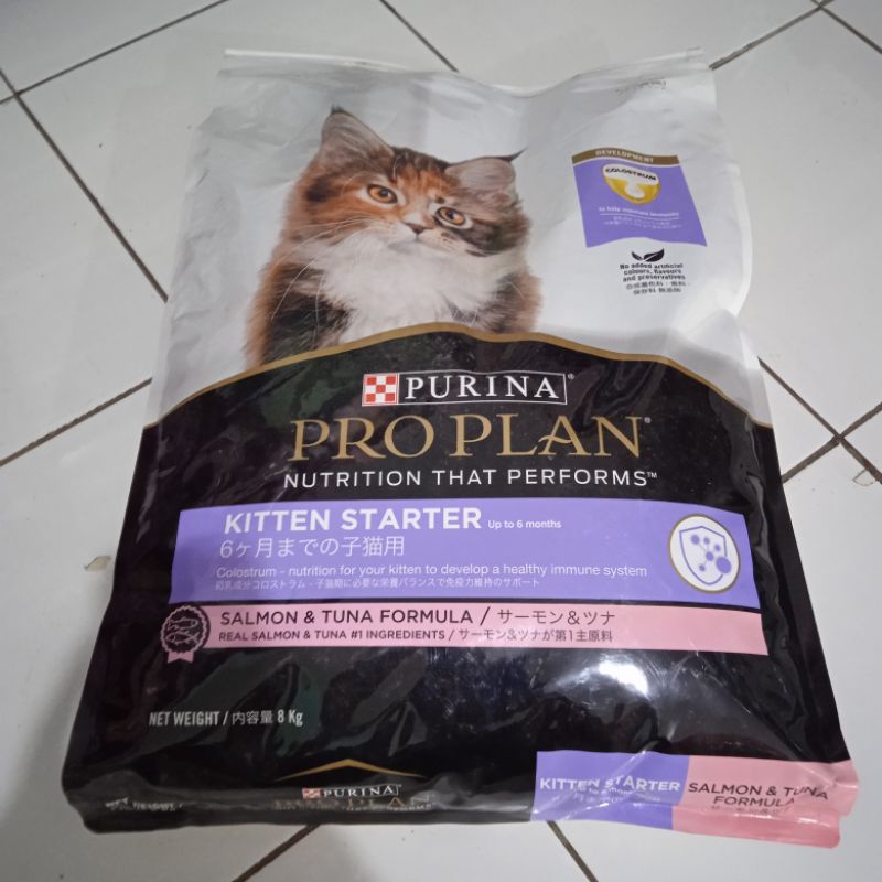 Gojeg Pro Plan Proplan Kitten Starter Salmon &amp; Tuna  8kg 8 kg / Makanan Kucing Cat food