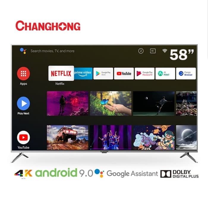 SMART TV ANDROID CHANGHONG 58 INCH 4K UHD