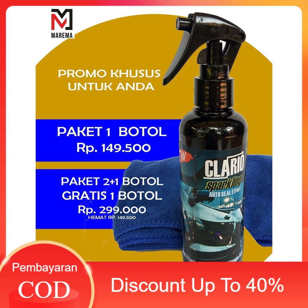 CLARIO Sparkling Car, Wax Mobil/ Pengkilap Mobil / Pengkilap Body Mobil / Pengkilap Body Motor