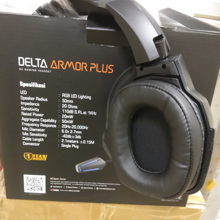 Digital Alliance Headset Gaming Delta Armor Plus Jack 3,5mm
