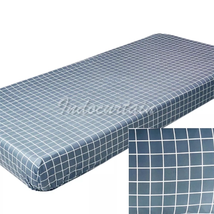 Sarung Kasur Busa Resleting kotak Terlaris 90x200x15 - Sprei Resleting No 4