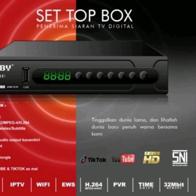 ✾ Set Top Box Tv Digital Luby DVB T2-01 / DVB T2-02 Receiver Tv STB Digital Luby ☞