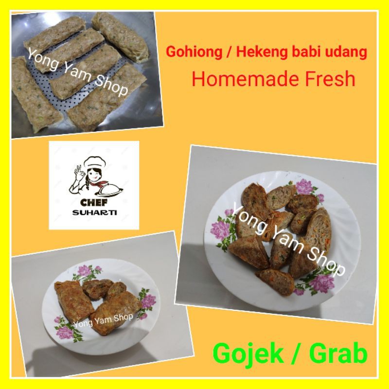 

Hekeng/ Gohiong babi udang homemade Chef Suharti Fres gosend/grab only