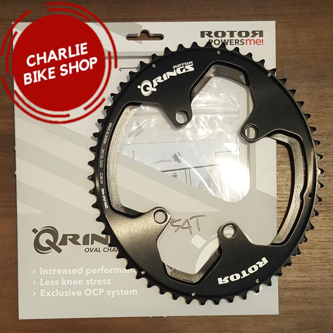 Chainring Rotor Qrings Oval 54T Bcd110X4 - Rotor Aldhu - Shimano