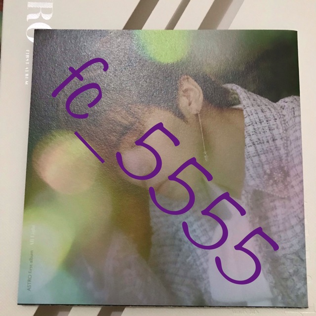 Lyrics Book Rocky Official ASTRO 1st Album All Light White Version
