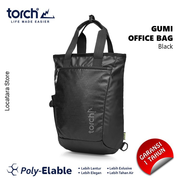 Tas Kantor - Office Bag - Backpack - Tas Ransel - Tas Laptop - Tas Punggung - TORCH Gumi Office Bag