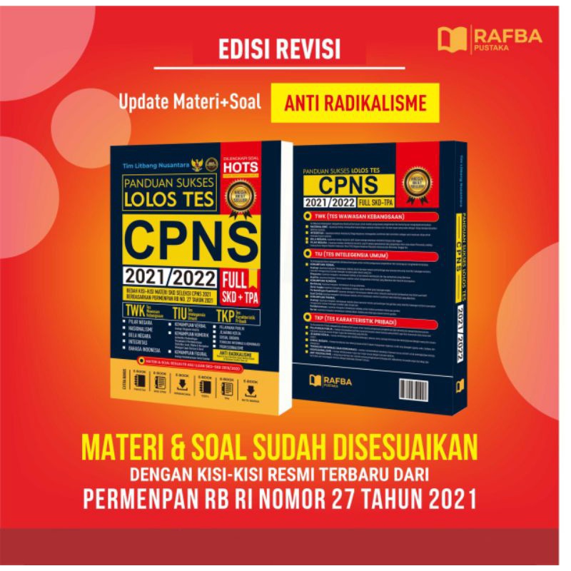 BUKU SUKSES LOLOS TES CPNS 2021 /2022