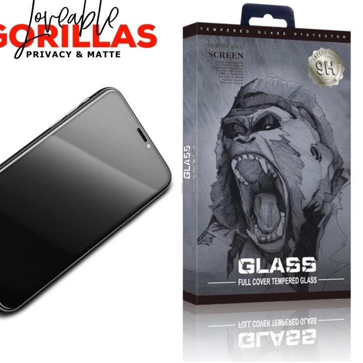(HARGA TERMURAH) ( PRIVACY & MATTE ) gorilla glass screen protector anti fingerprint tempered glass 