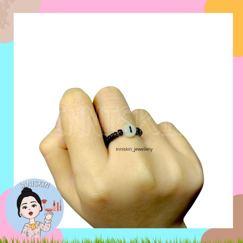 Cincin Angka Glow In The Dark / Cincin Nyala Lampu Ketika Gelang / Cincin Angka 0-9 / Cincin Angka / Cincin Diy / Cincin