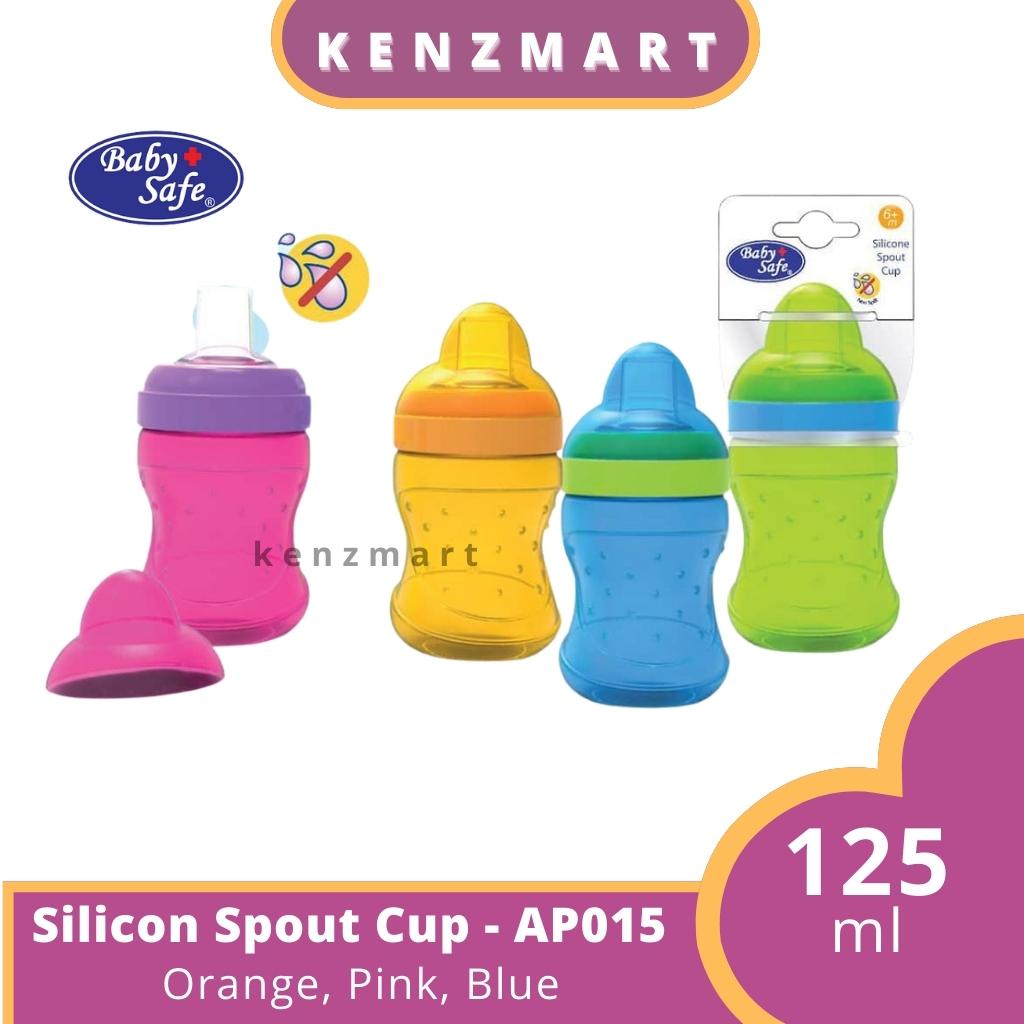 BABY SAFE - SILICONE SPOUT CUP 125 ML 6+ AP015 / ANTI TUMPAH / BOTOL MINUM  ANAK BAYI