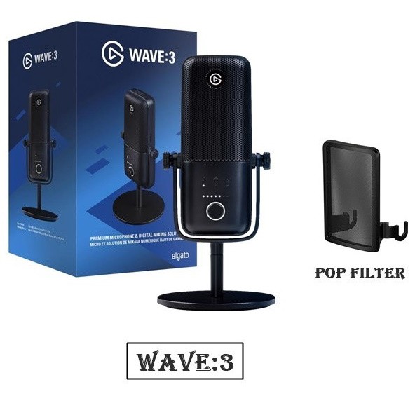 Elgato Wave:3 Mic Wave 3 Premium Microphone Digital Wave 3