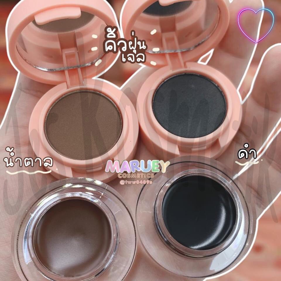 Kiss Beauty Make Up Eyebrow Eyeliner Gel Peach Kosmetik Kecantikan Mata