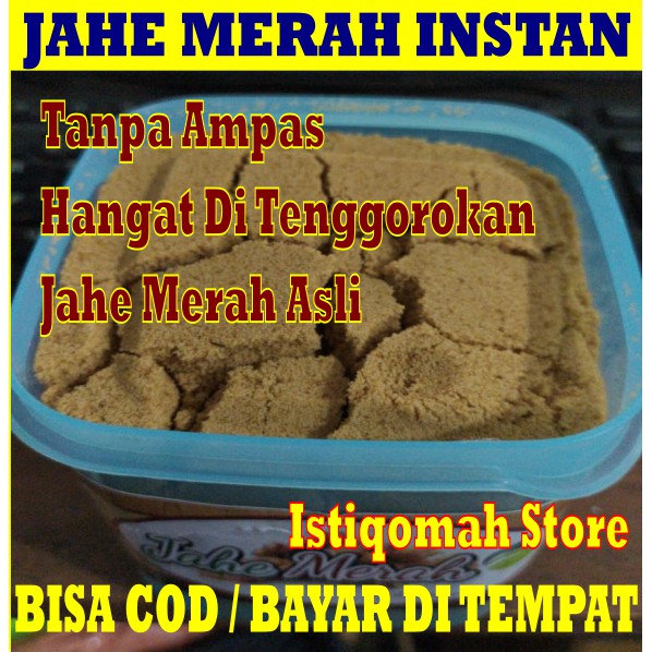 Bubuk Jahe Merah 500gr untuk Menghangatkan Badan, Mengurangi Pegal Linu, dll MURAH 100% ASLI