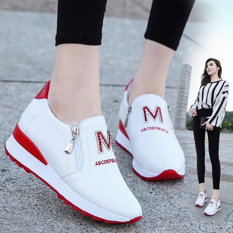 [LC] 1471 Sepatu Wanita Sneakers Logo &quot;MMM&quot;  ELEGAN CANTIK Pesta Kerja Santai Keren Trend Impor A08-8