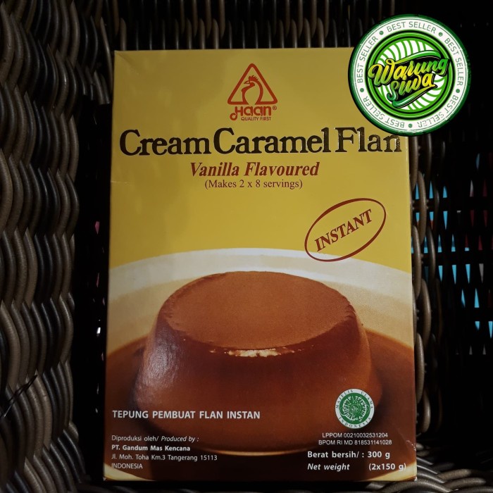 

haan cream caramel flan 150 gram box