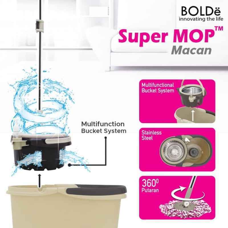 Alat Pel Lantai BOLDe Super Mop Macan