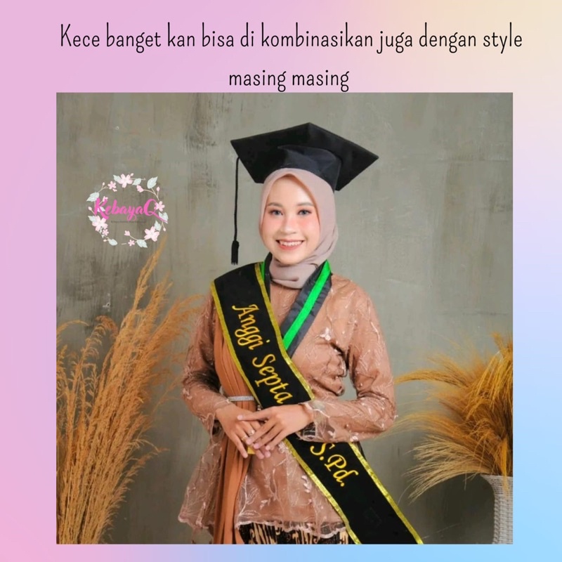 KQ> KEBAYA MODERN AUREL SELENDANG CERUTY-4