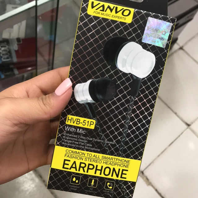 Handsfree VANVO mega bass HVB-51P with mic extra sound bass