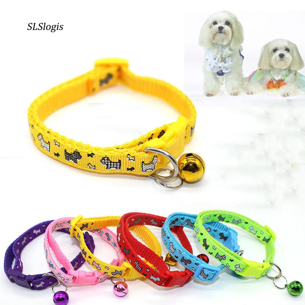 SLS Rantai Leher Adjustable Bahan Nilon untuk Anjing / Kucing Kecil