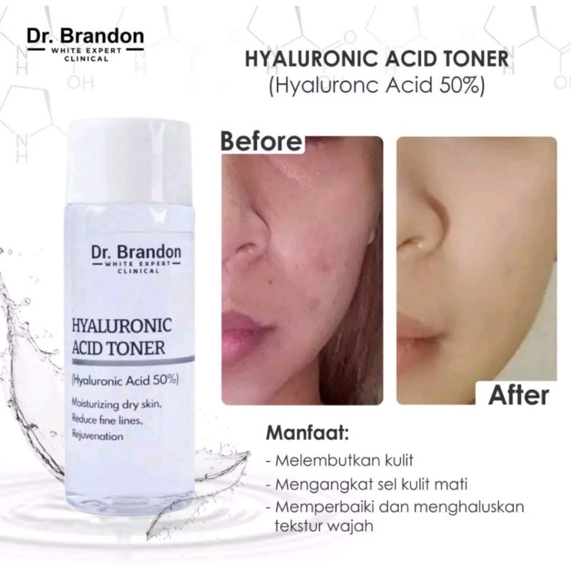 Dr. Brandon HYALURONIC ACID TONER (With Hyaluronic Acid 5%) 60ml