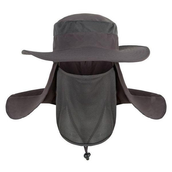 Topi Anti UV Matahari Fishing Hat Round Edge