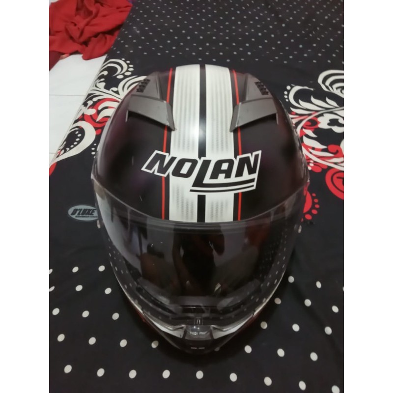 Helm Original Second Mulus - Merk Nolan N86 Busa Tebel