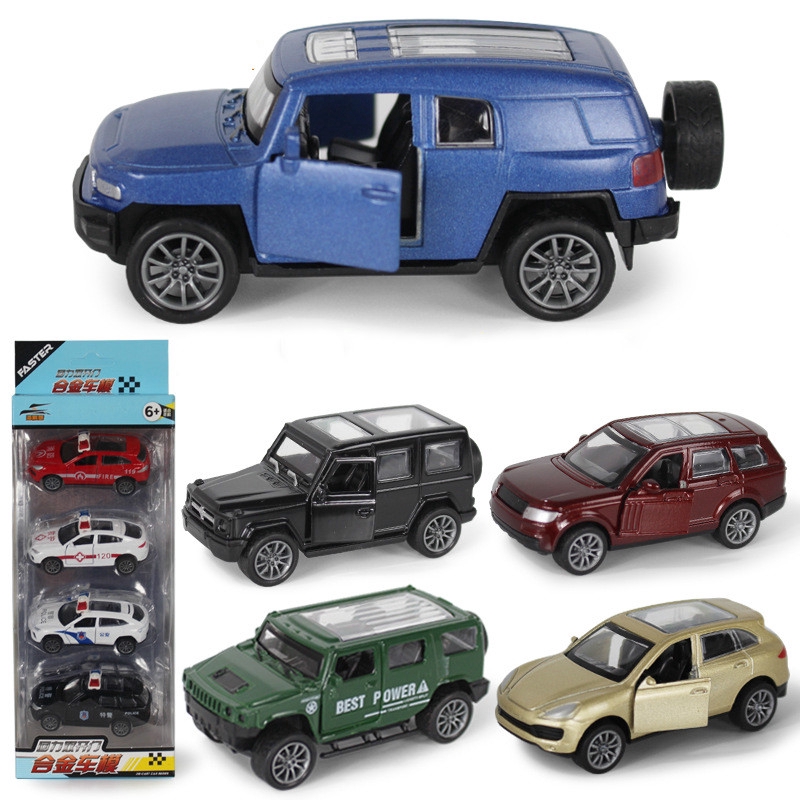 Jual 4Pcs Model Mobil SUV Logam Diecast 
