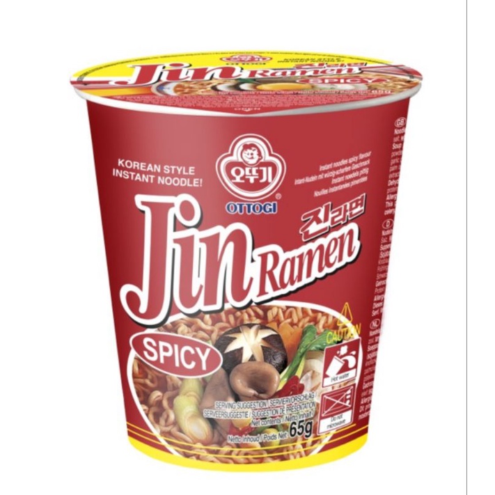

Ottogi Jin Ramen Hot cup - 65g