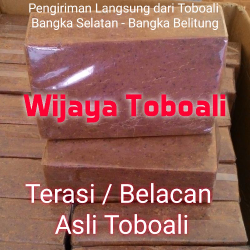 

TERASI / BELACAN UDANG ASLI TOBOALI BANGKA 500 gr