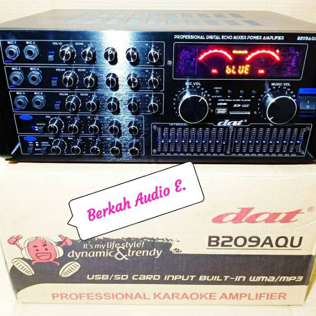 Power Amplifier Karaoke DAT B209AQU PRO