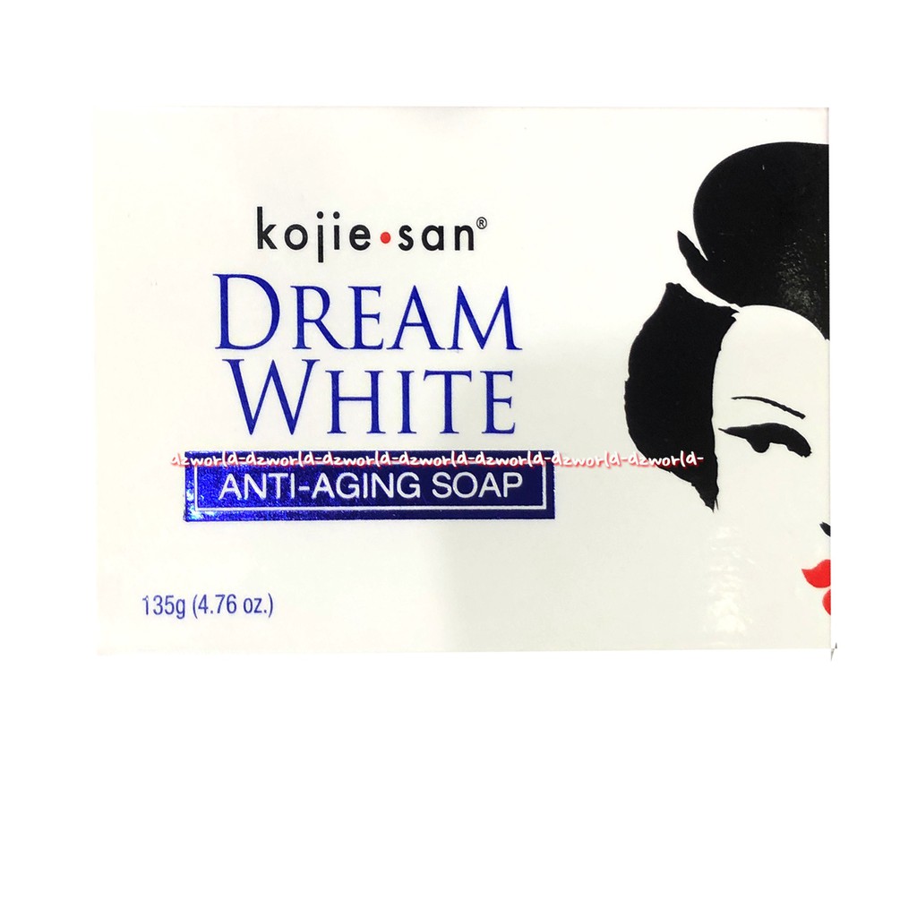 Kojie San Dream White Anti Aging Soap 135gr Sabun Mandi Batang