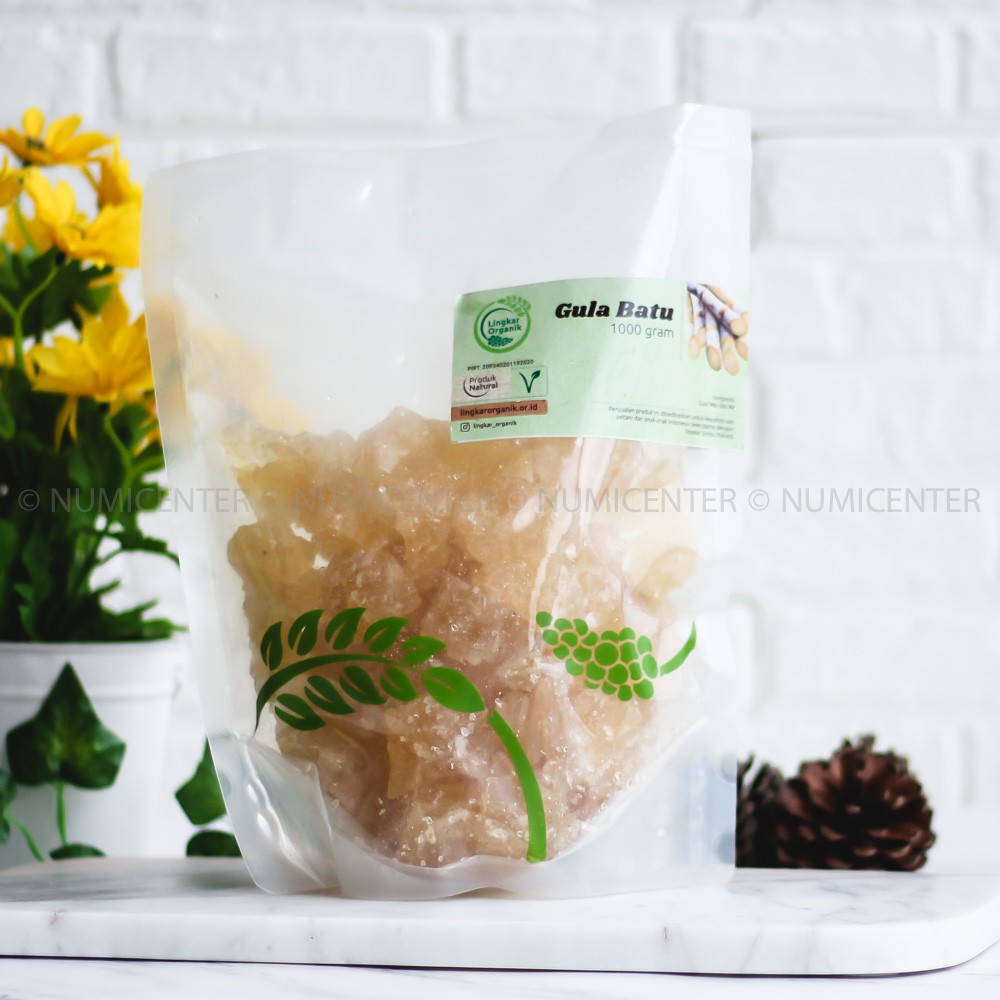 

1kg Natural Rock Sugar | Gula Batu Alami LINGKAR ORGANIK