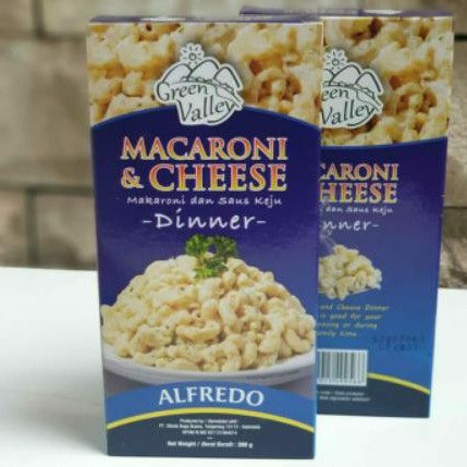 

Macaroni and Cheese Instant Alfredo sauce green valley makaroni keju enak