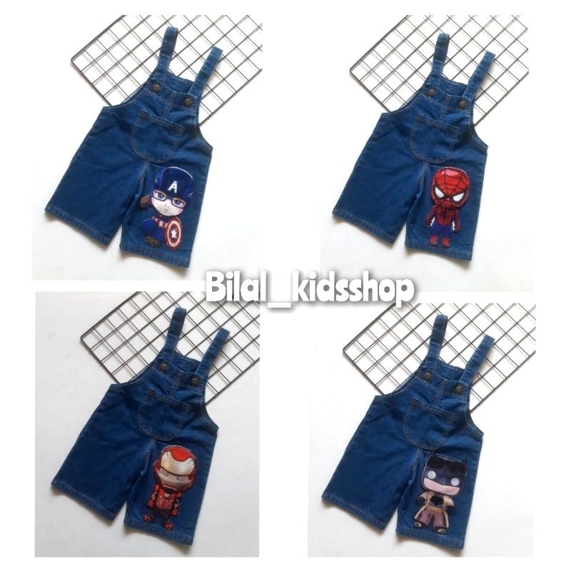 OVERALL LED (NYALA)/OVERALL JEANS ANAK