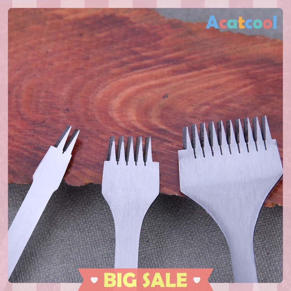 3Pcs / Set Alat Ukir Kulit DIY Gaya Eropa / Perancis