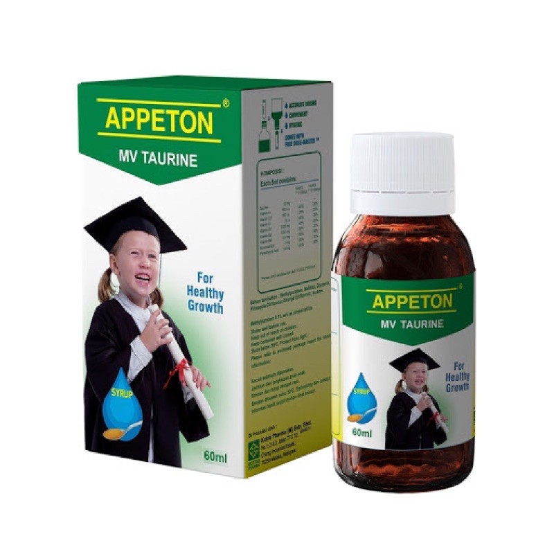 Appeton Taurine Syrup 60ml (Multivitamin Kecerdasan Anak)